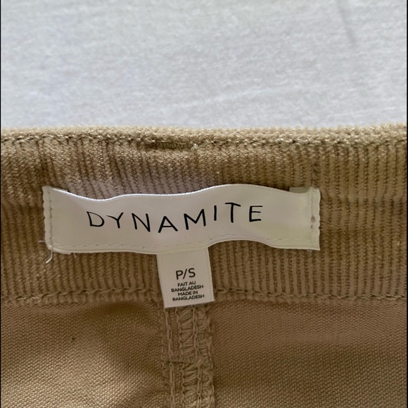 Dynamite camel brown corduroy mini skirt - Picture 2 of 3
